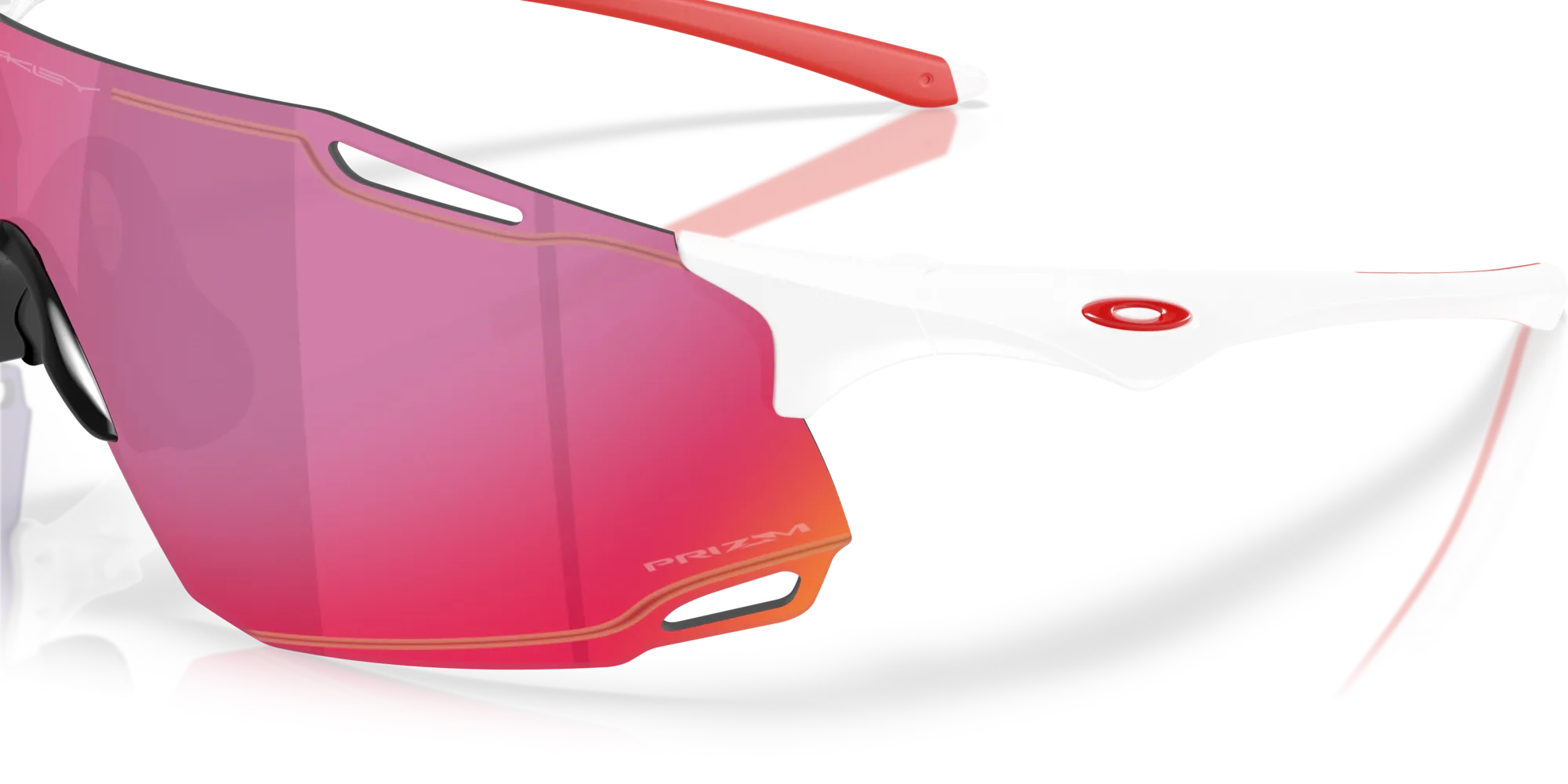 Oakley Cybr Dyno Sunglasses Polished White/Prizm