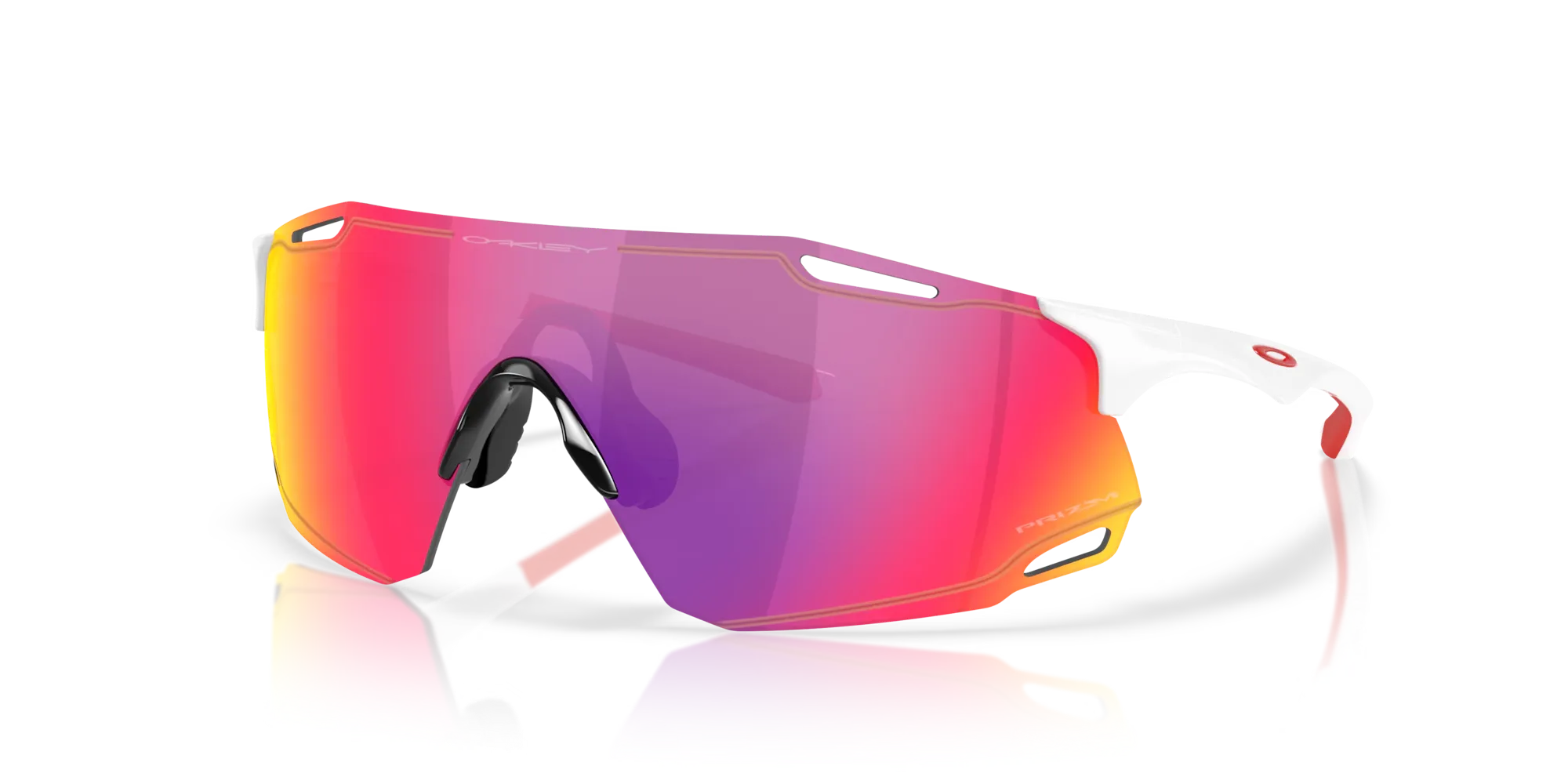 Oakley Cybr Dyno Sunglasses Polished White/Prizm