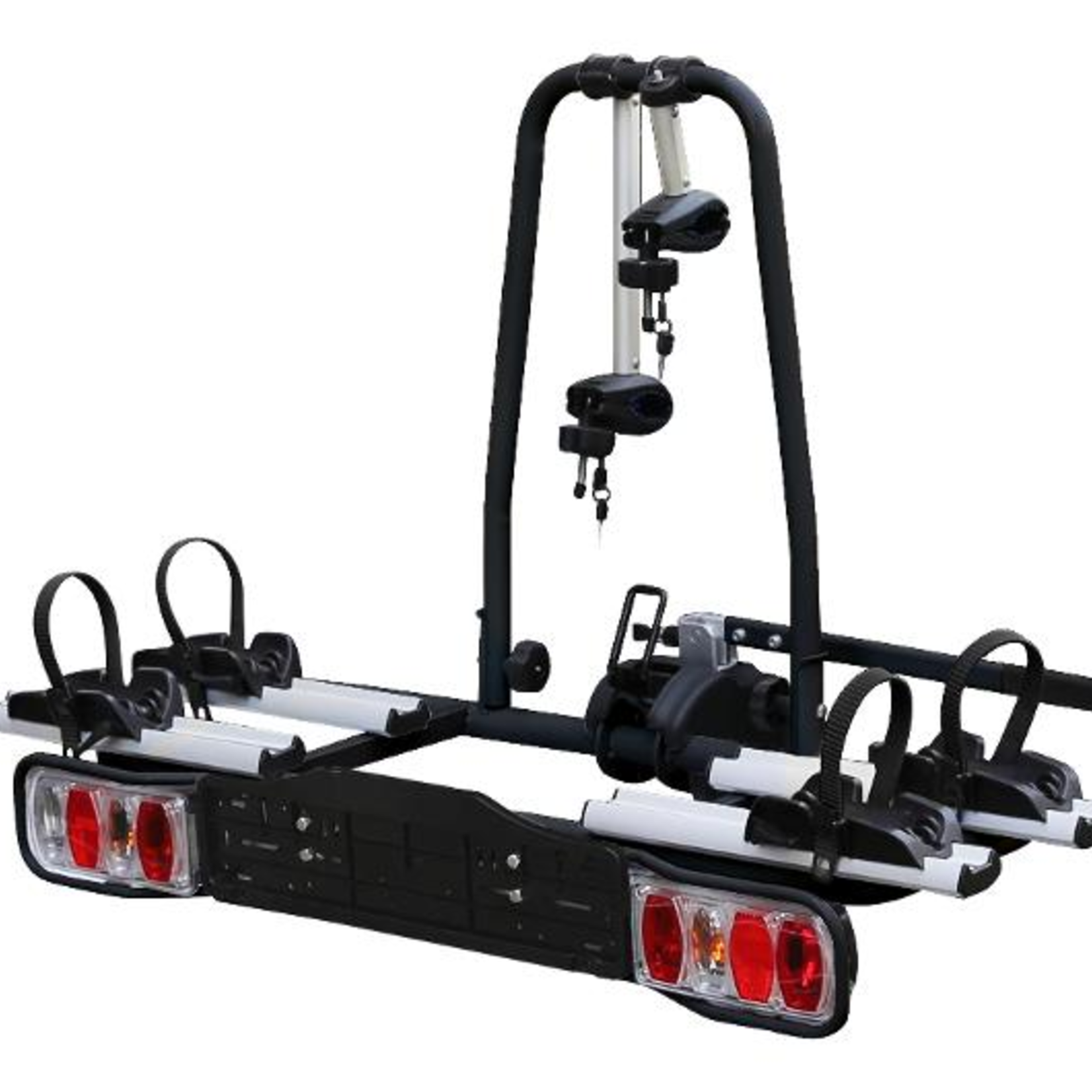 STOWAWAY Bike Carrier Car Rack for E-Bikes - Tow Ball Mount - 2 Bikes