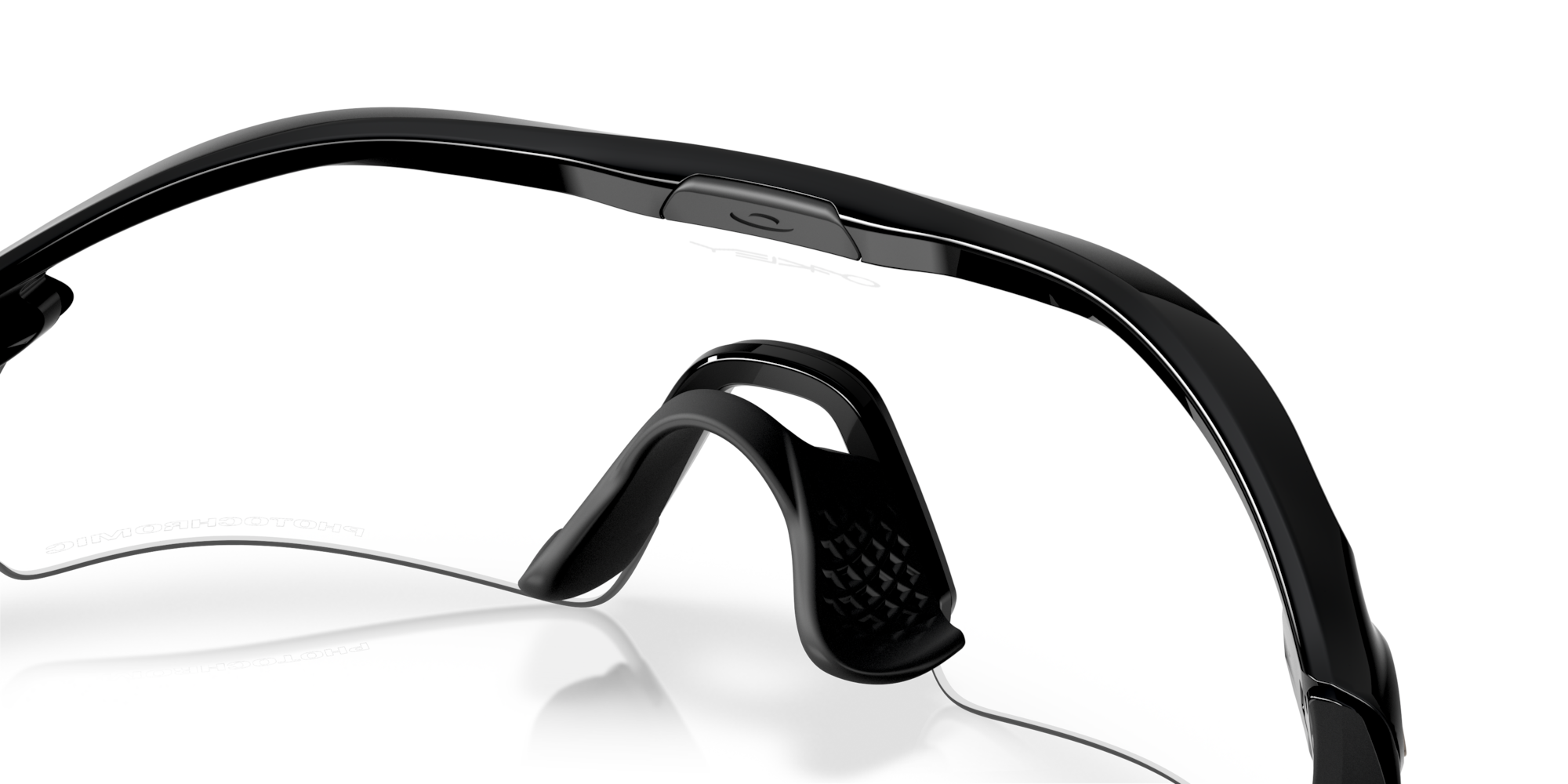 OAKLEY RADAR PLATE Polished Black w/ Clear to Black Iridium Photochromic