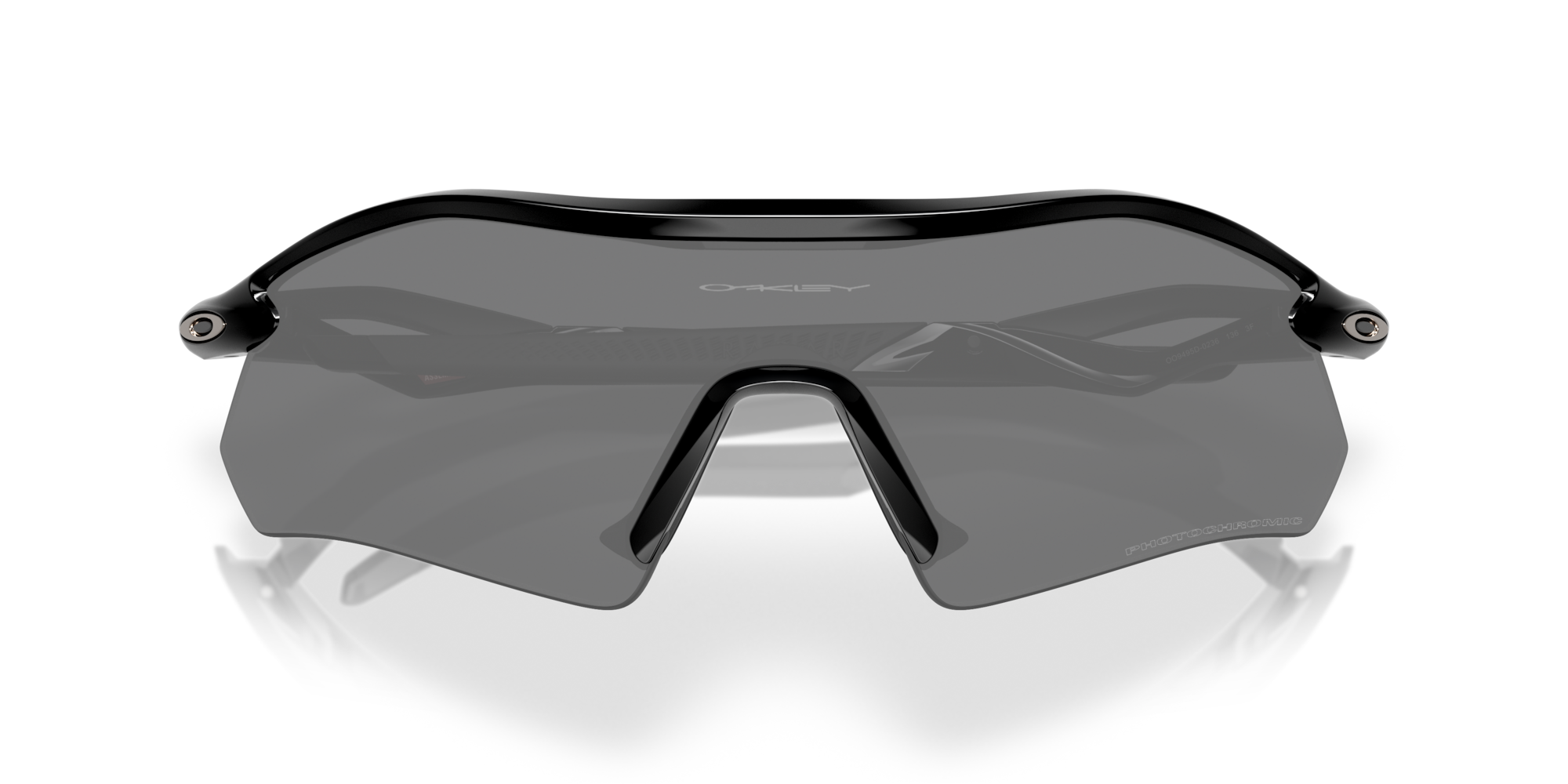 OAKLEY RADAR PLATE Polished Black w/ Clear to Black Iridium Photochromic