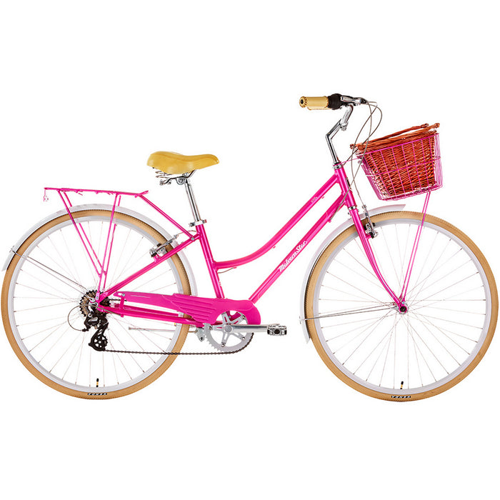 Malvern Star Wisp Lite Step-Thru Heritage Bike in Pink or Blue